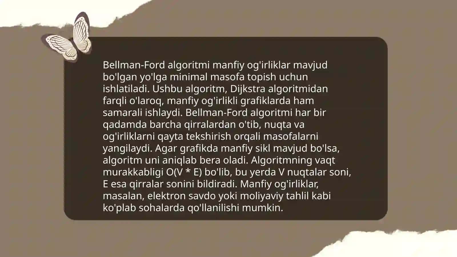 Bellman-Ford algoritmi 4