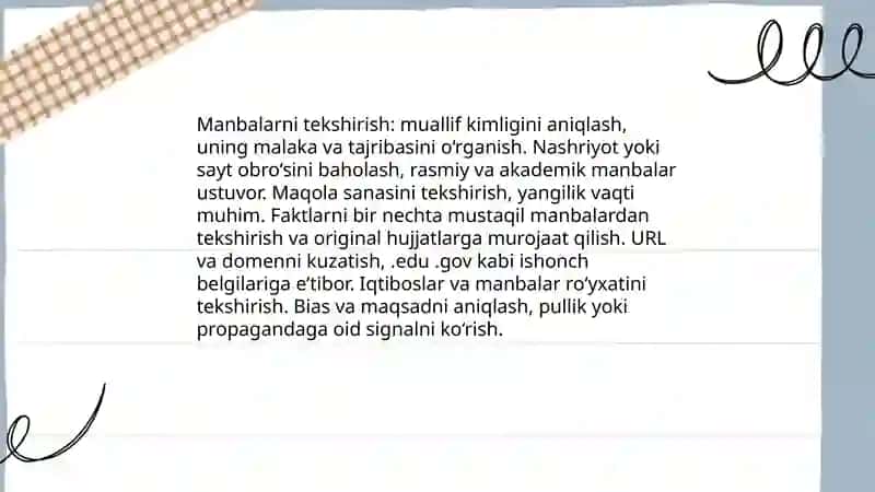 Axborot iste'mol qilish madaniyati 4