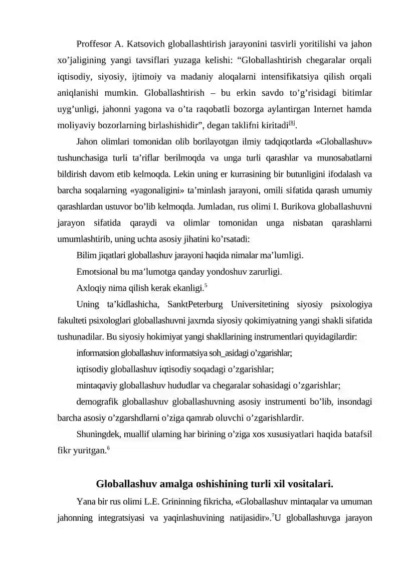 Glabal jarayonlar va barqaror taraqqiyot falsafasi 4