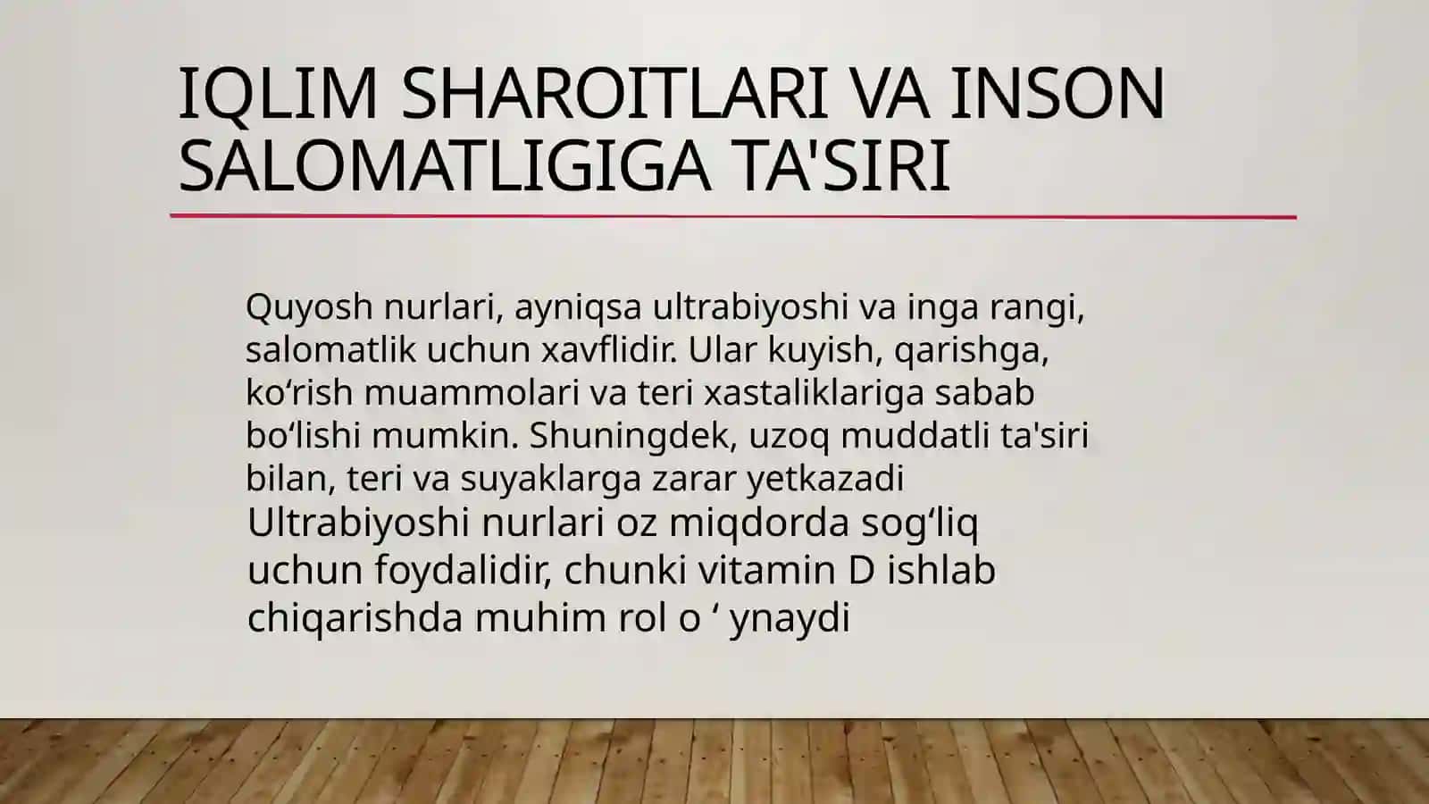 Iqlim va insonsalomatligi 4