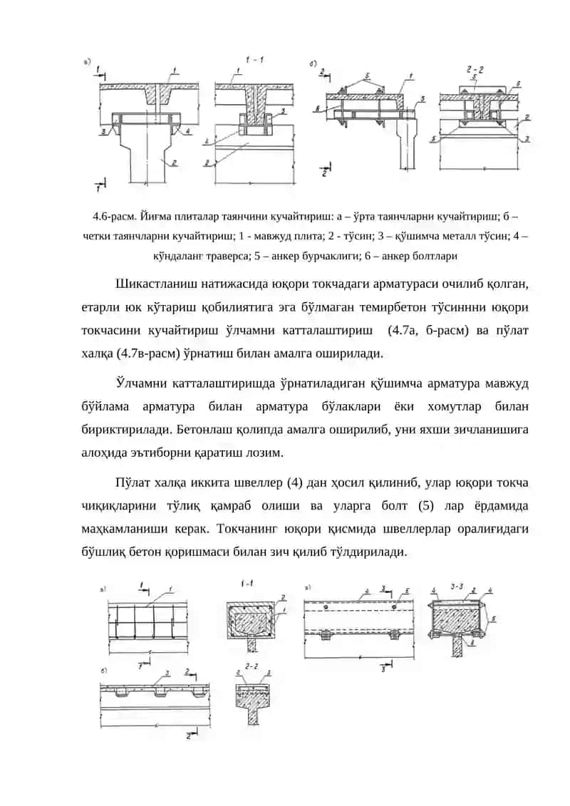 Эгилувчи элементларни кучайтириш 4