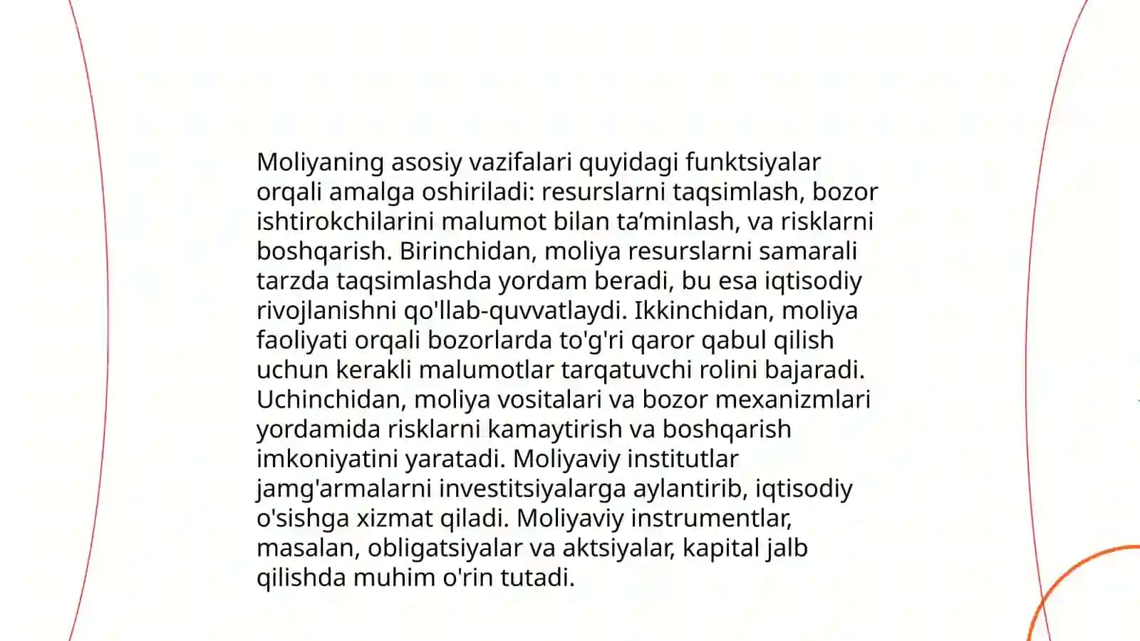 Moliyaning mohiyati va funksiyalari 4