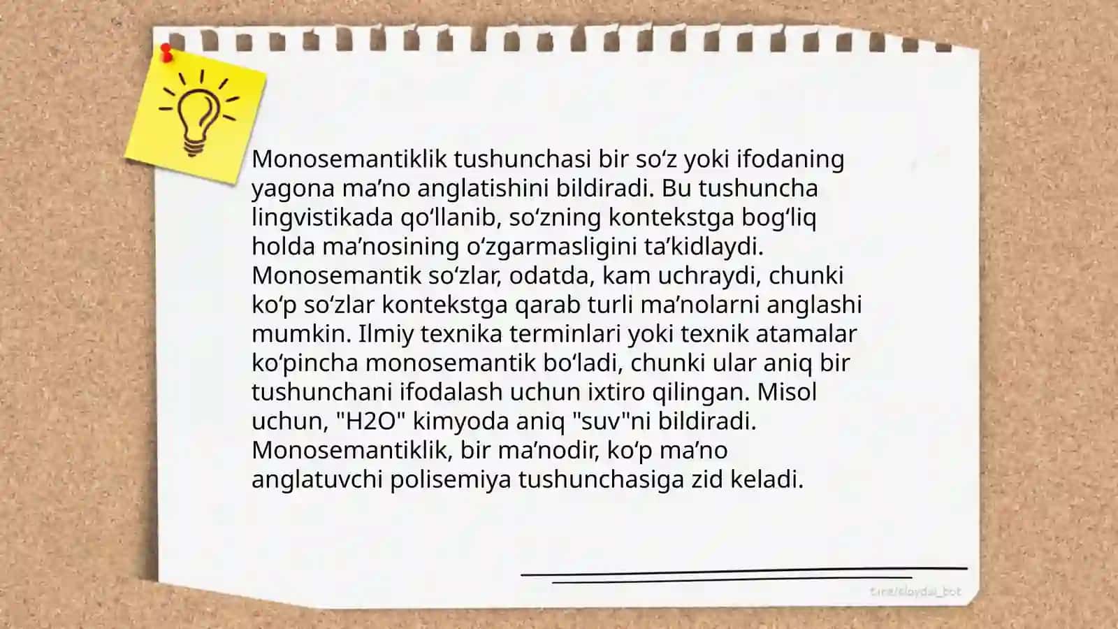Terminlarning monosemantik xarakteri 4