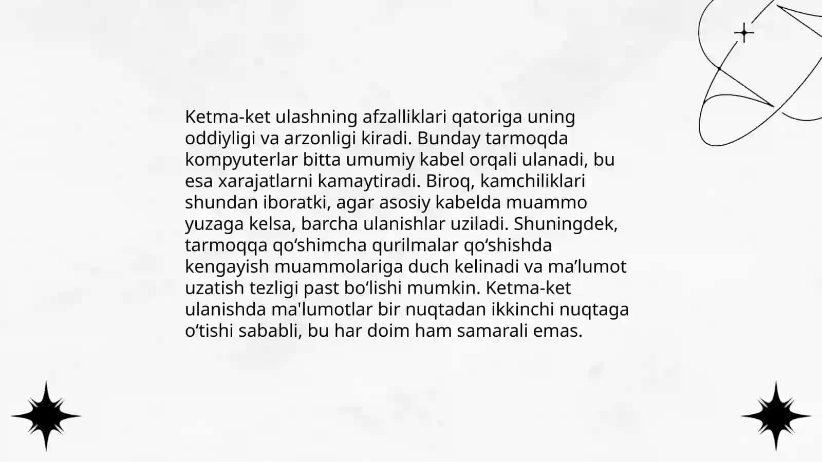 Iste'molchilarni ketma-ket ulash asoslari 4