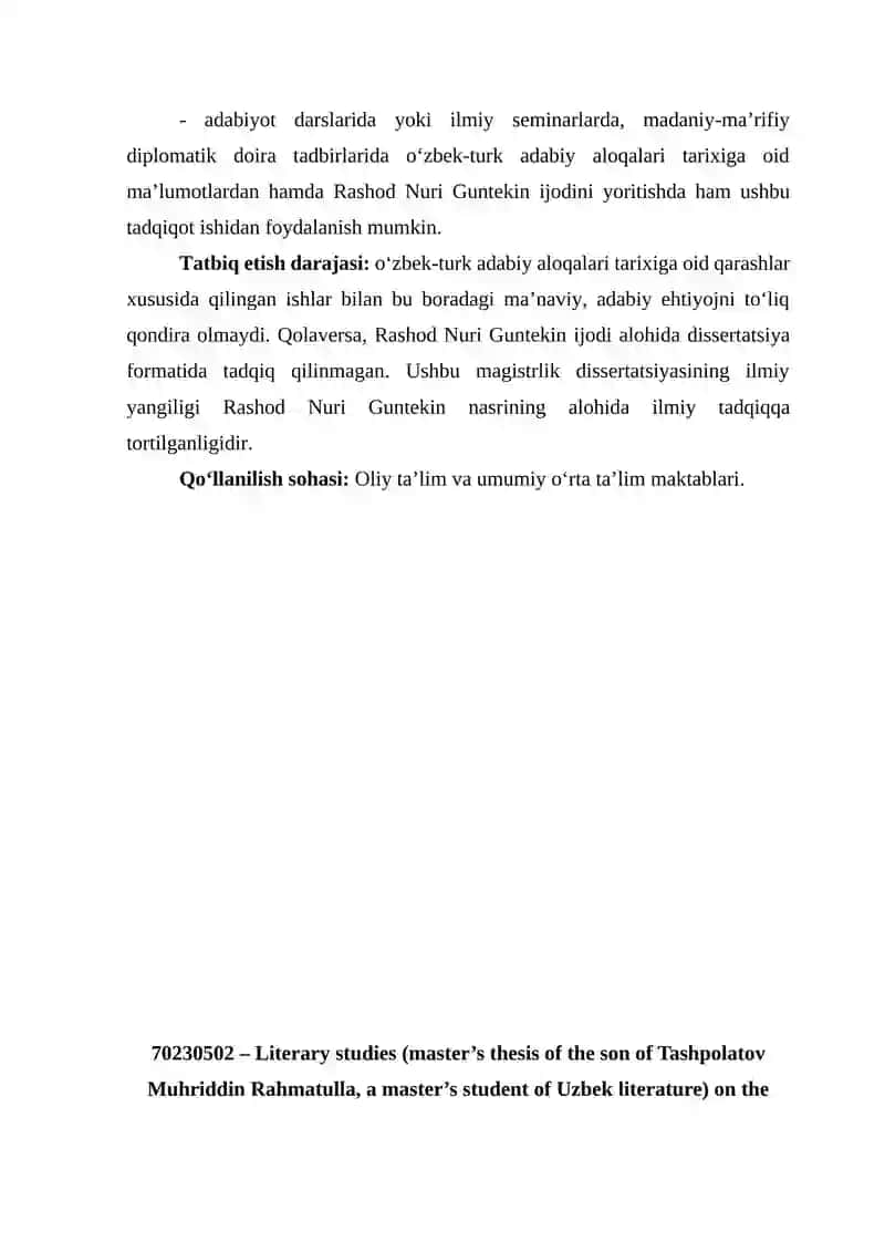 DISSERTATSIYA (Magistrlik dissertatsiyasi) 4
