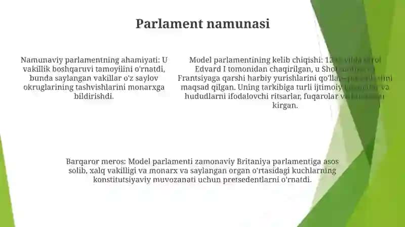Angliya Parlamentining Tashkil Topishi 4