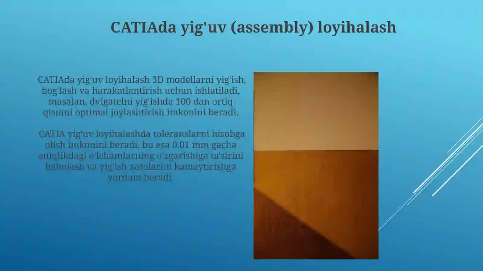 CATIA dasturida modellashtirish va loyihalash 4