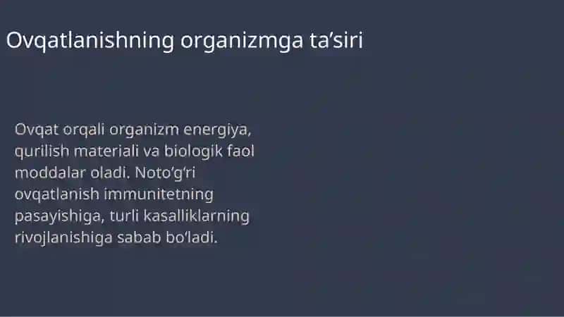 Kasalliklarni davolashda to‘g‘ri ovqatlanish va inson ruhiyatining davolash jarayoniga ta’siri 4