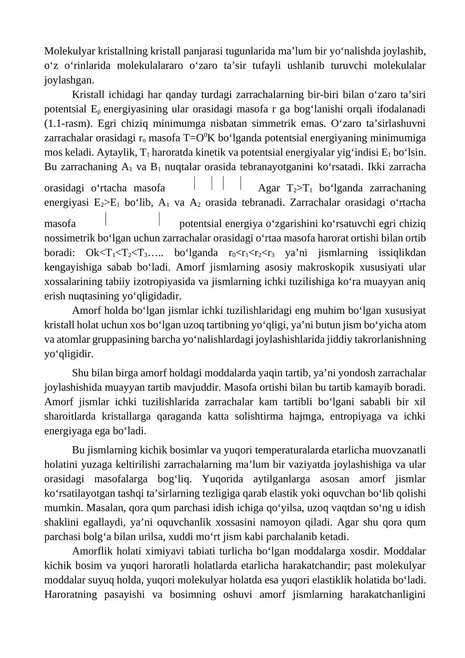 QATTIQ JISMLAR VA BIOLOGIK TO‘QIMALARNING MEXANIK XOSSALARI 4