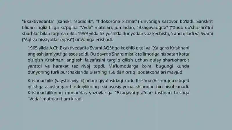 YANGI DINIY HARAKATLAR VA OQIMLAR 4