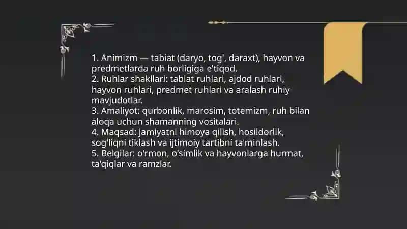Ibtidoiy dinlar 4