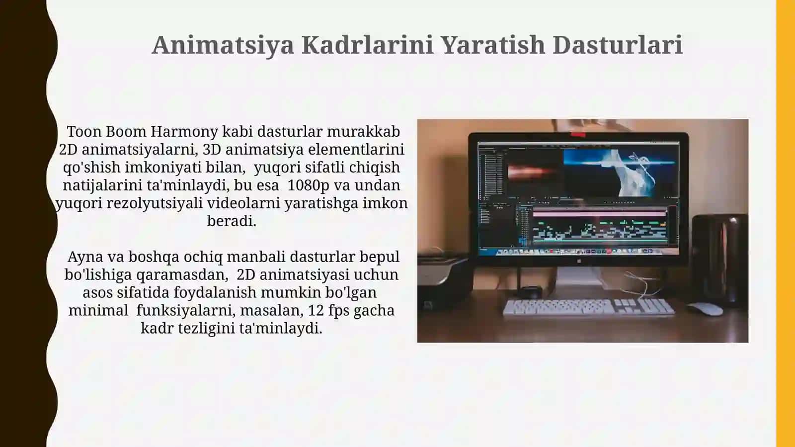 Animatsion lavhalarni yaratish va ishlov berishvositalarivamanbaalari 4
