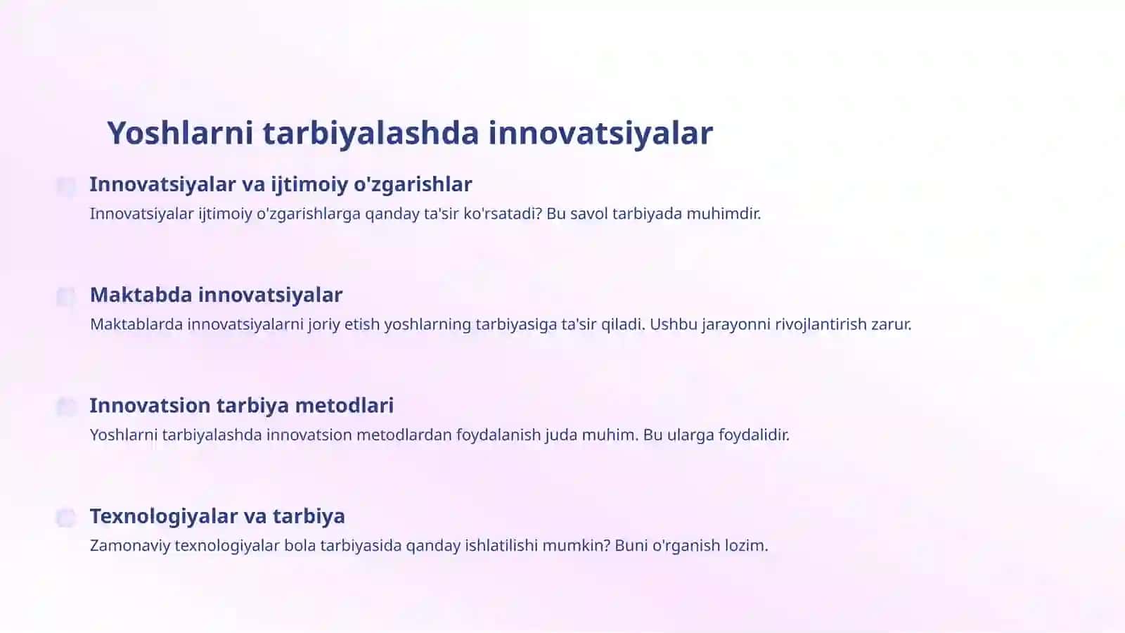 Bola tarbiyasida tarbiya va ijtimoiy tarbiyaning roli 4