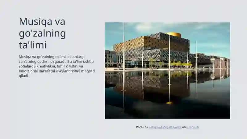 Estetik tarbiyaning turlari va yoʻnalishlari 4