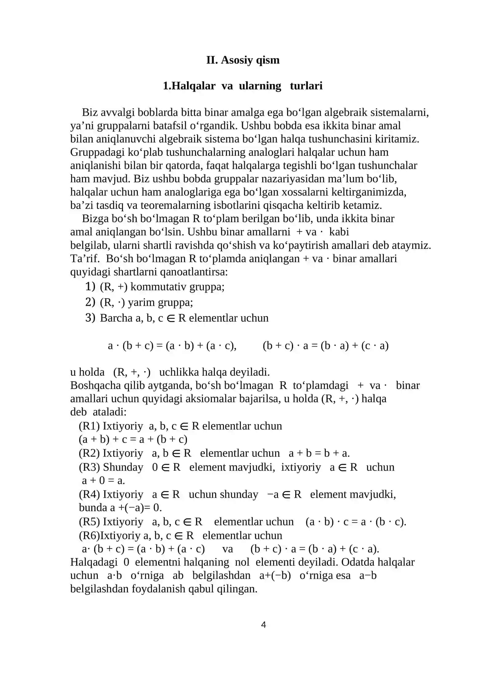 Yevklid halqalari 4