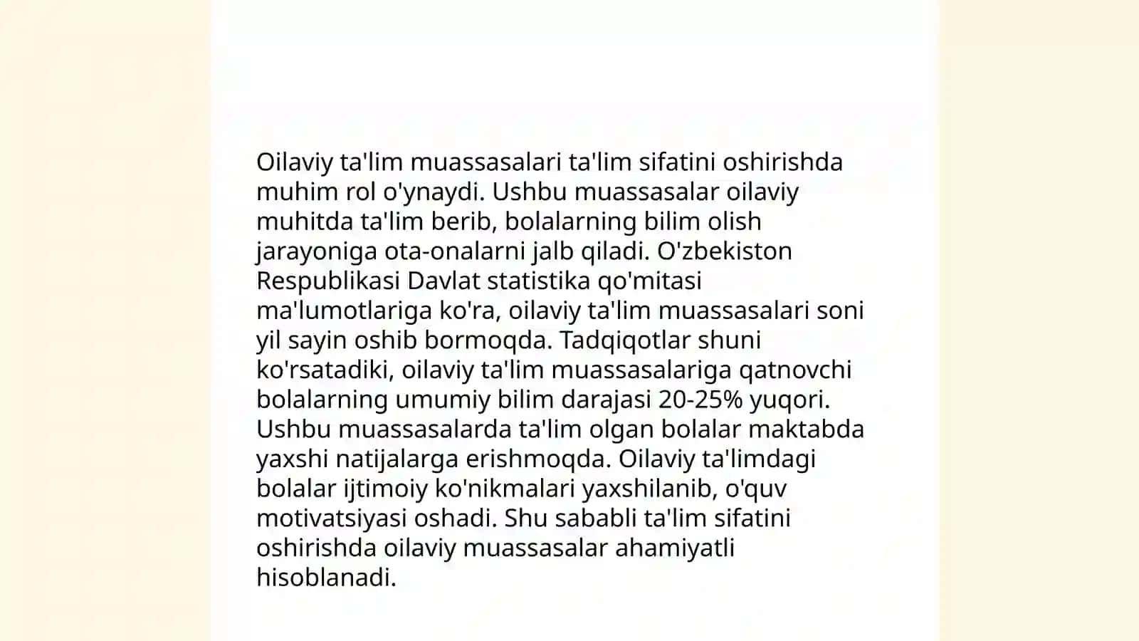 Oilaviy nodavlat maktabgacha ta'lim tashkilotilari 4