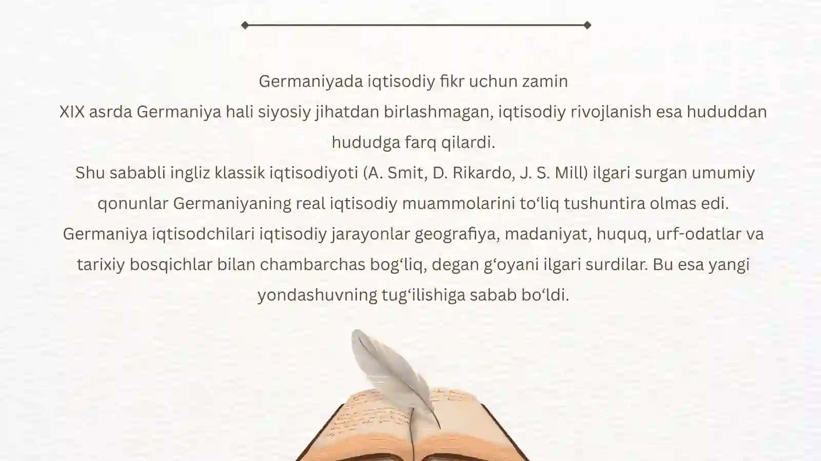 Germaniyadagi yangi va eng yangi tarixiy maktab. ularning iqtisodiy mazmuni 4