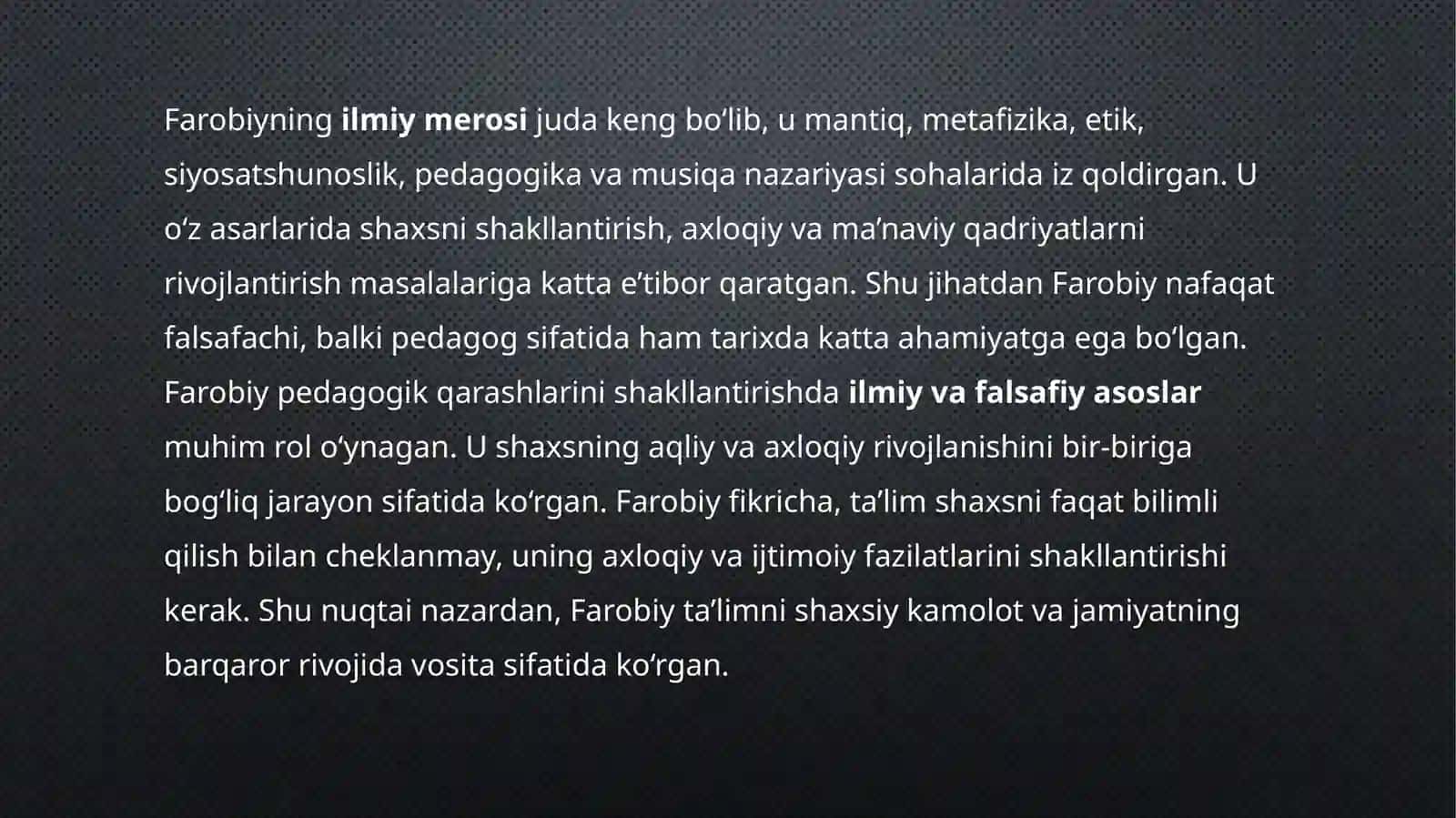 Abu Nasr Farobiyning pedagogik qarashlari 4