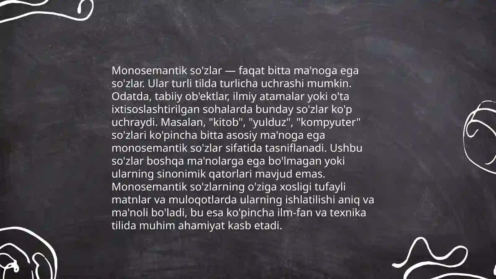 Leksik monosemiya va polisemiya. Polisemiyaning omonimiyadan farqlanishi 4