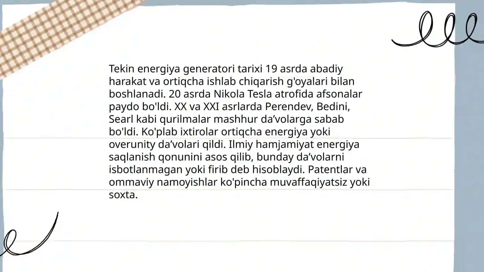 Tekin energiya generatori 4