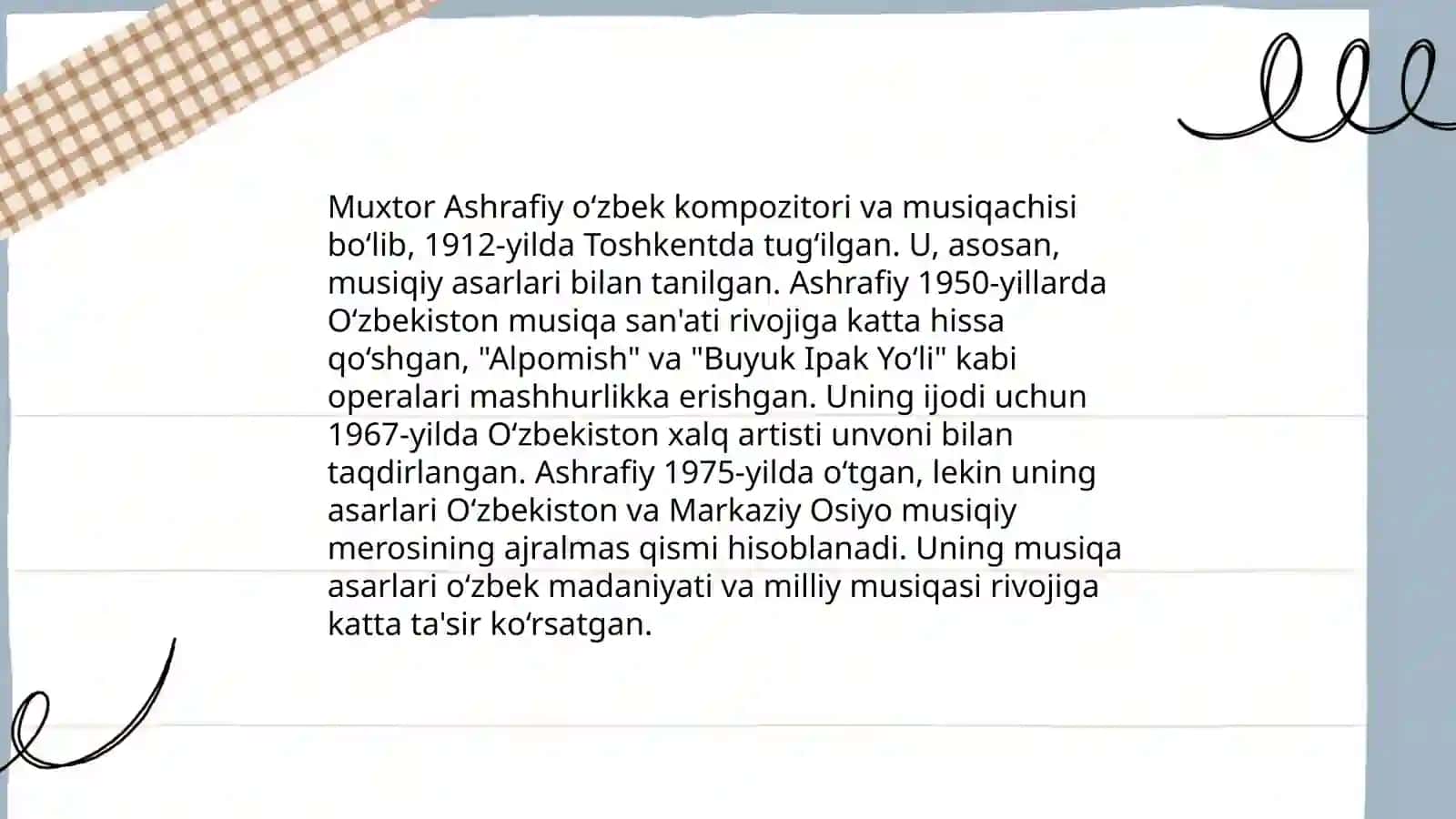 Muxtor Ashrafiyning ijodi 4
