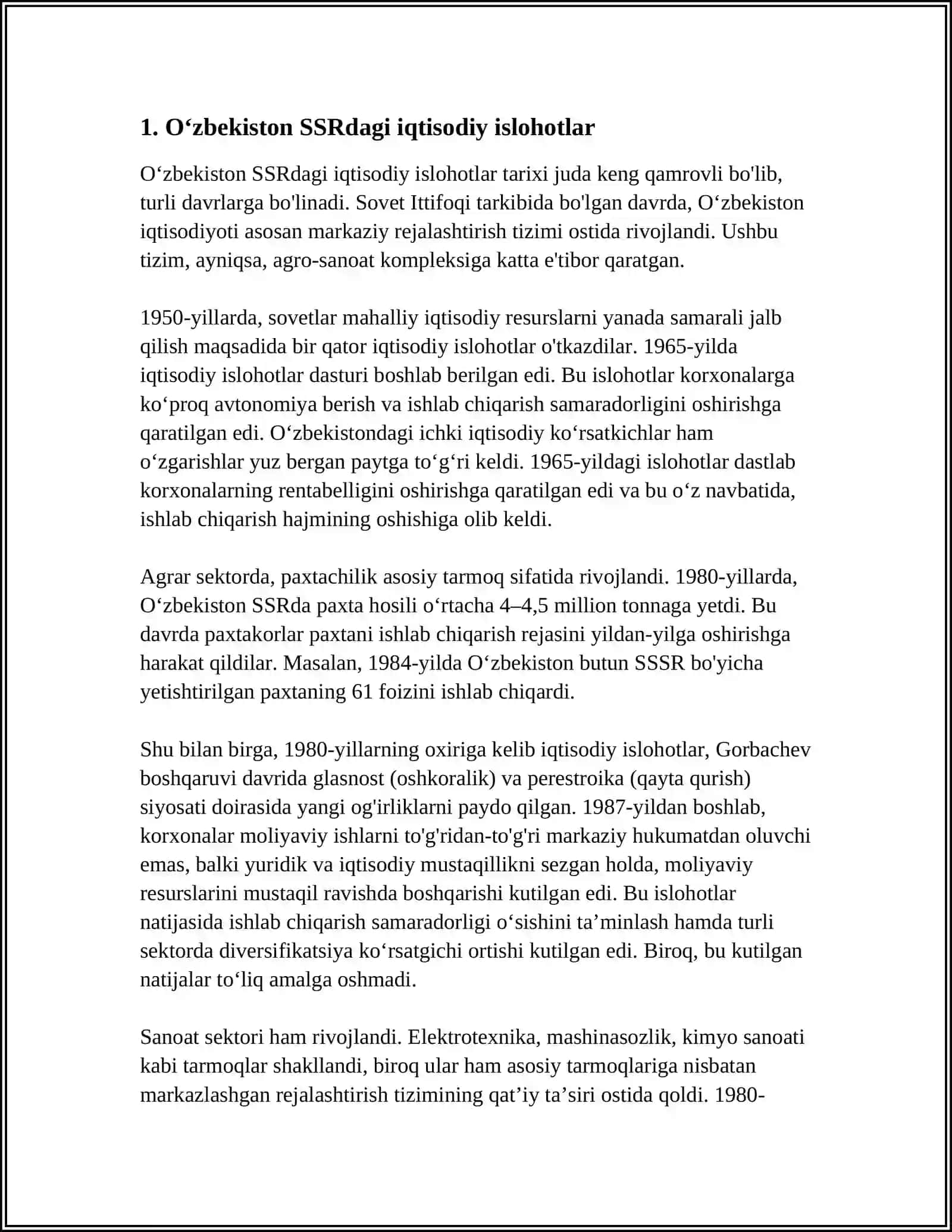 1989-yil O‘rtalarida Respublika Ijtimoiy-Siyosiy Hayotidagi O‘zgarishlar 4