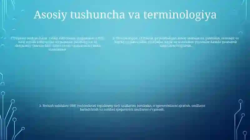 Bir Jinsliga Keltriladigan Differensial Tenglamalar Va Ularni Yechish 4