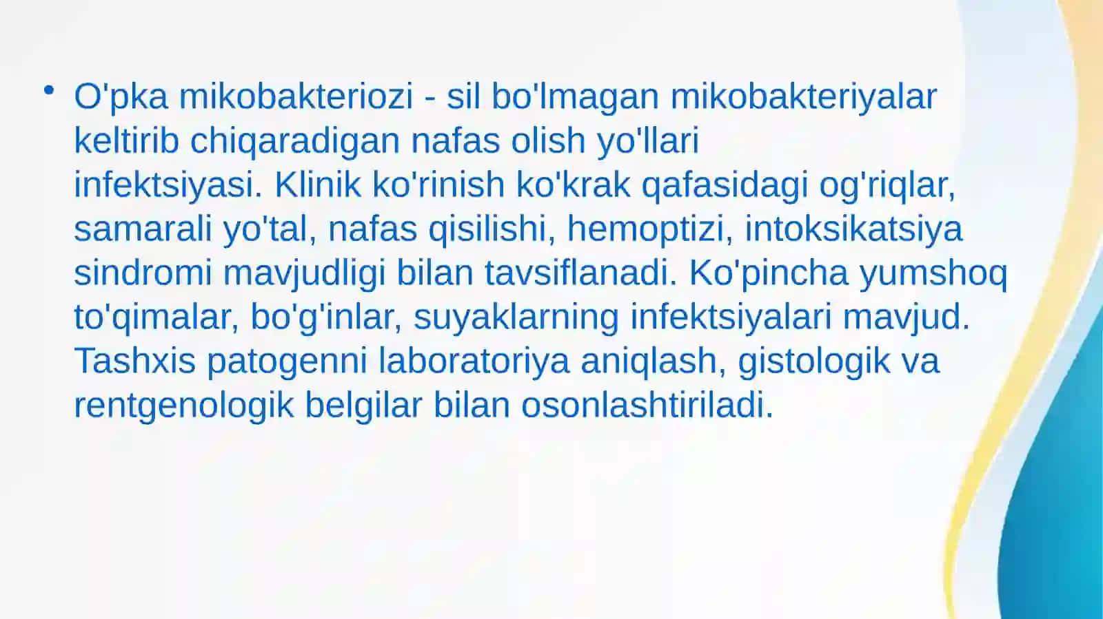 ATIPIK MIKROBAKTERIYALAR VA ULARNING AMALIYOTDAGI AHAMIYATI 4
