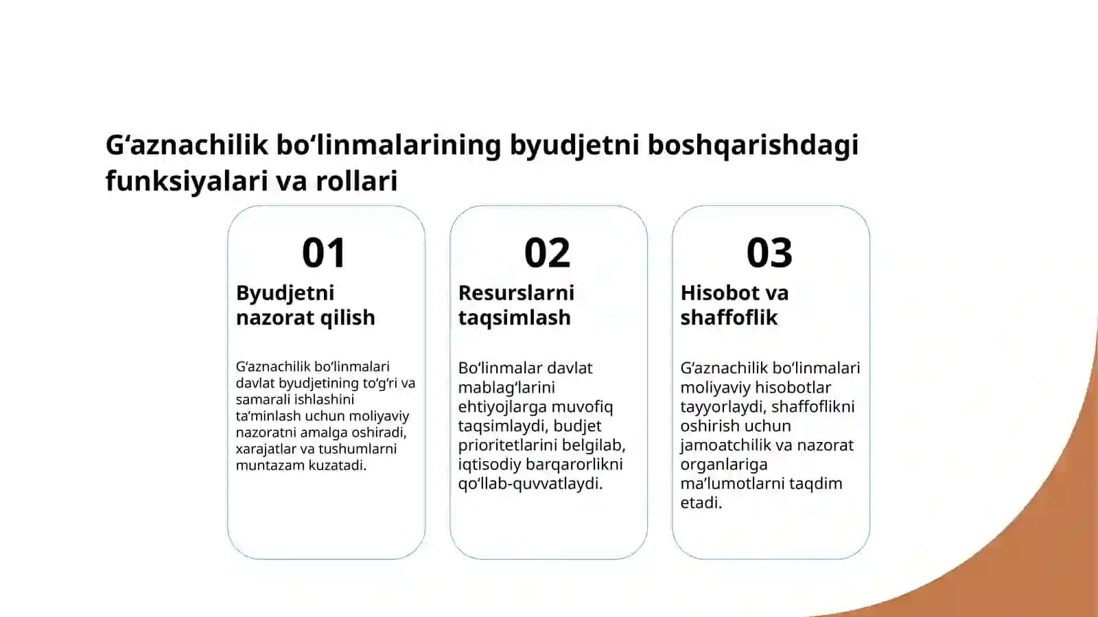 Davlat byudjeti xarajatlarini g‘aznachilik orqali moliyalashtirish mexanizmi 4