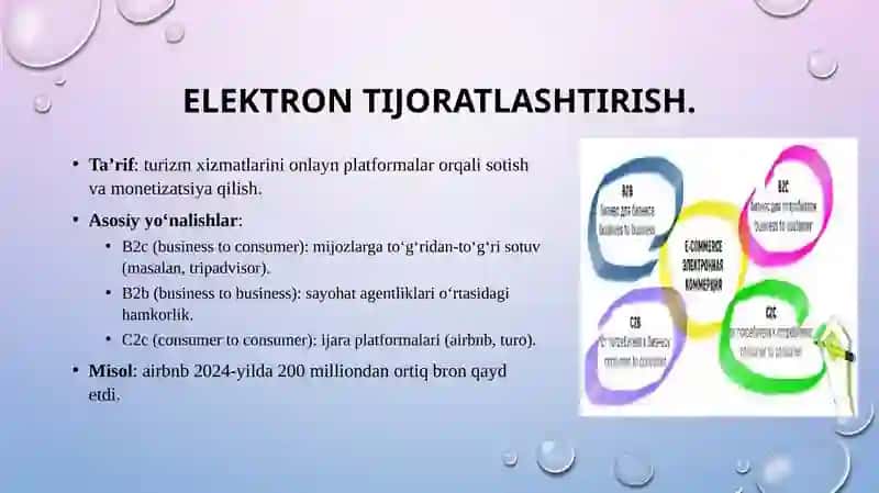 Turizmda Elektron Biznes va Uni Elektron Tijoratlashtirish 4
