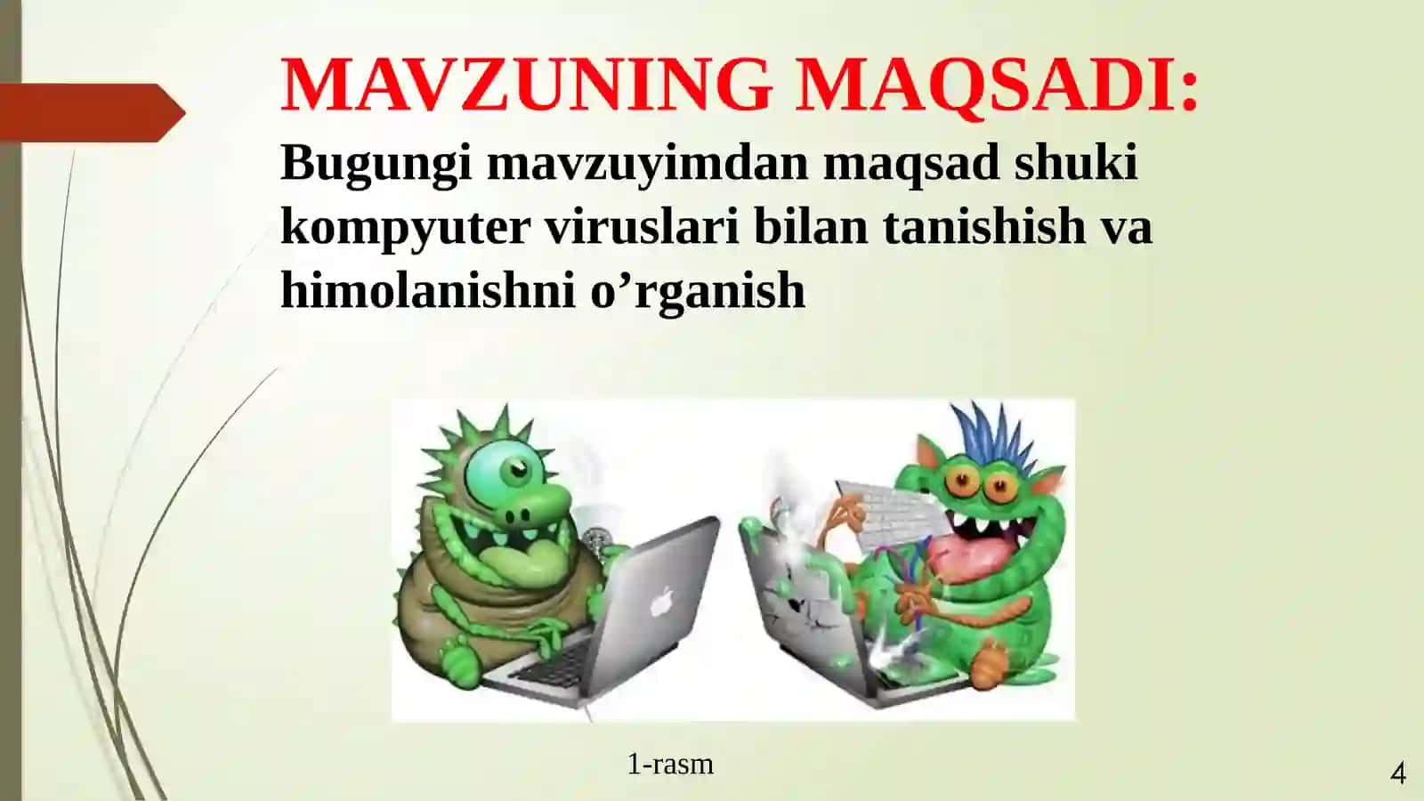 Kompyuter viruslari va viruslar dan himoyalanish usullari 4