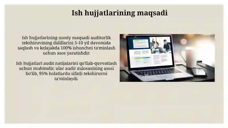 Auditorlik tashkilotining ish hujjatlari 4