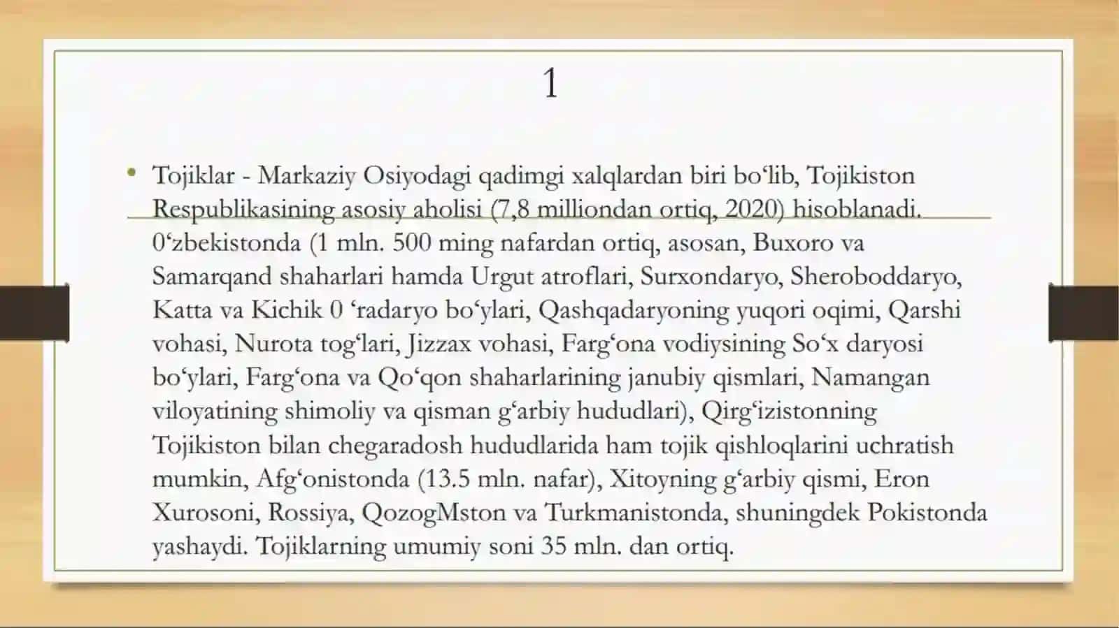 Mirzo Ulug’bek nomidagi O’zbekiston Milliy Universiteti Tarix fakulteti 1-kurs sirtqi bulim talabasi Ismatullayeva Munisa 4