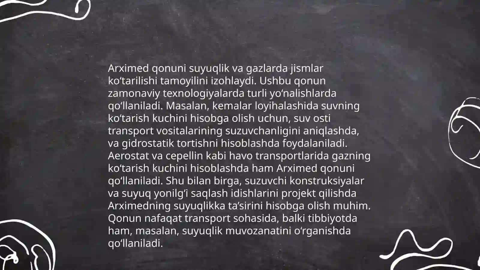 Zamonaviy bosimni oʻlchash asboblari Arximed qonunining taxlili 4