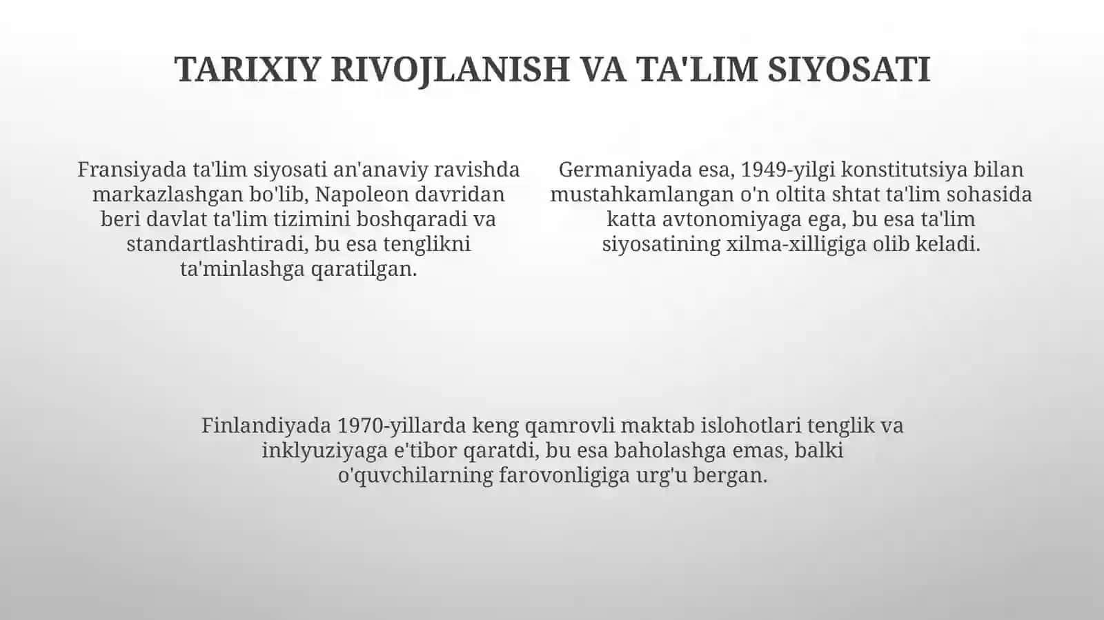 Fransiya,Germaniya,Niderlandiya va Finlandiya taʼlim tizimlari:qiyosiy tahlil 4