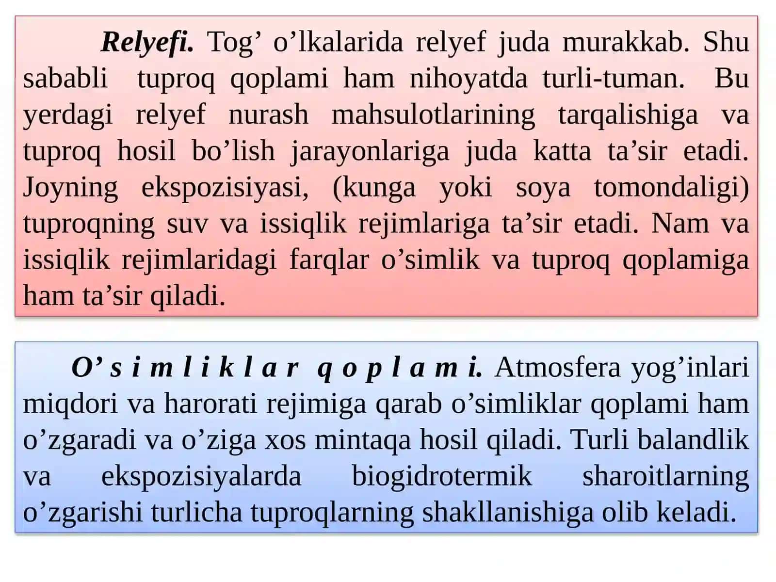 Tog’ tuproqlari 4