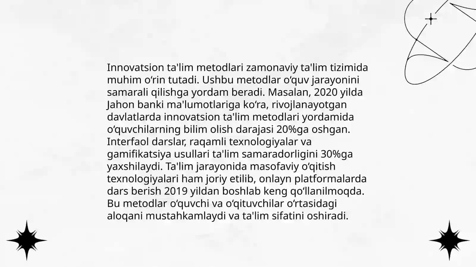 Zamonaviy pedagogik texnologiyalar tasnifini tuzish 4