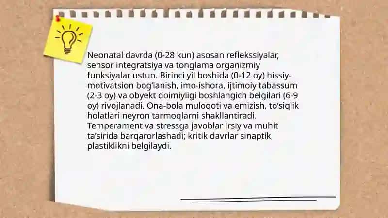 Inson psixikasining ontogenezda rivojlanishi 4