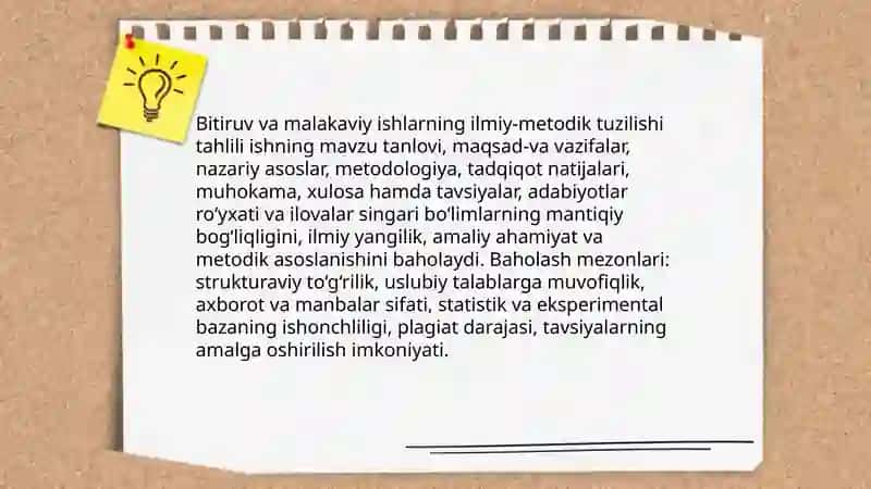 Kurs ishi bitiruv malakaviy ishlar 4