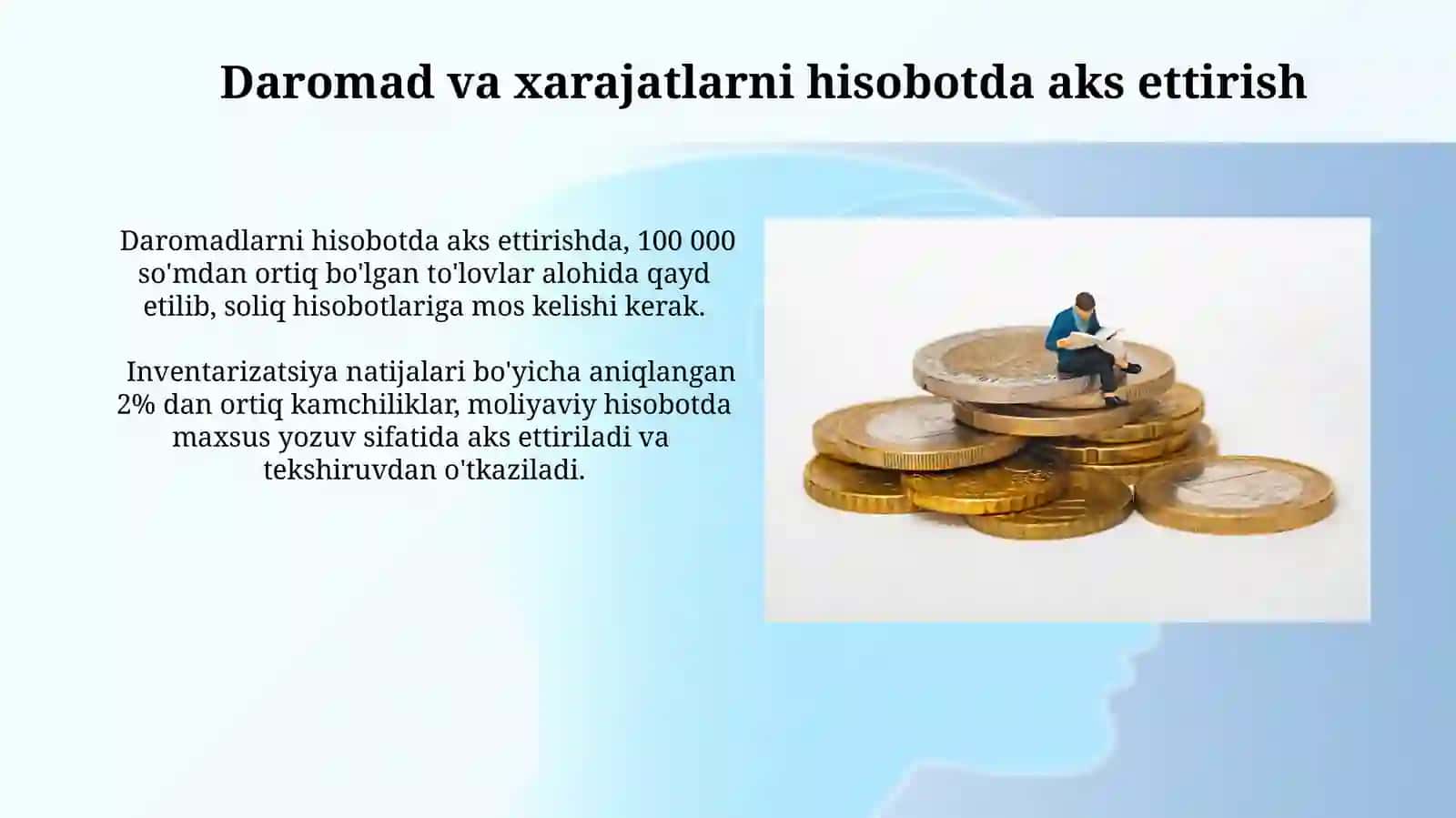 Daromadlar va xarajatlarni tan olish 4