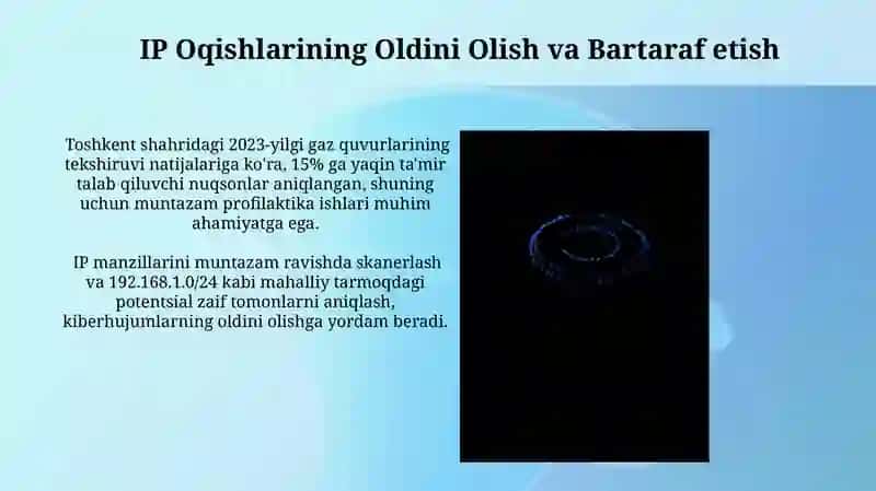IP va Gaz Oqishlari Haqida Ma'lumot 4