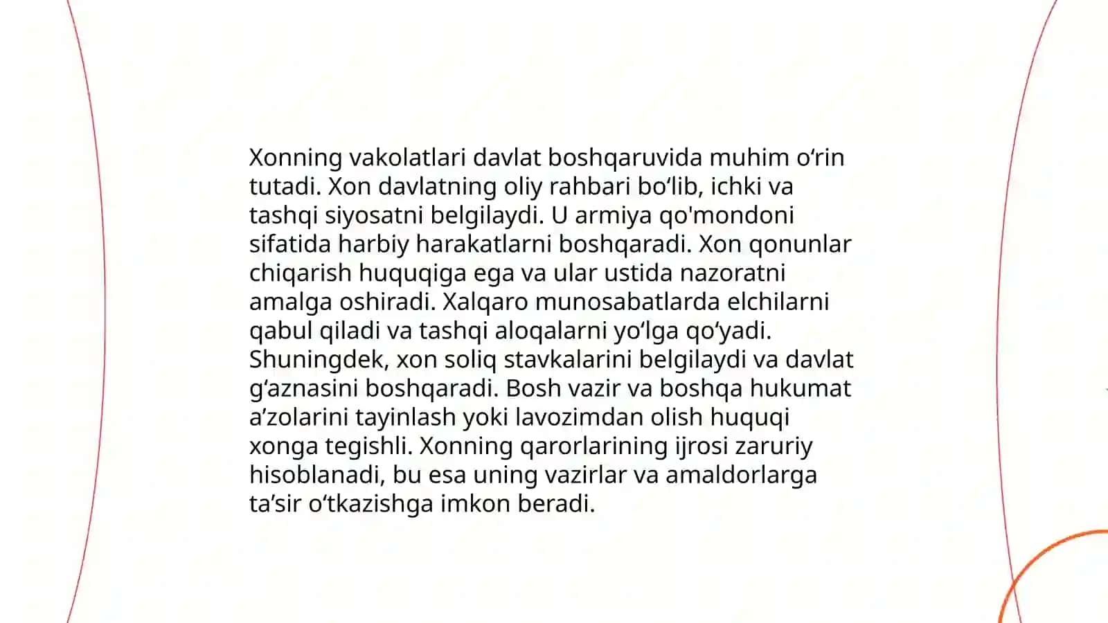 Xiva xonligidagi mansablar 4
