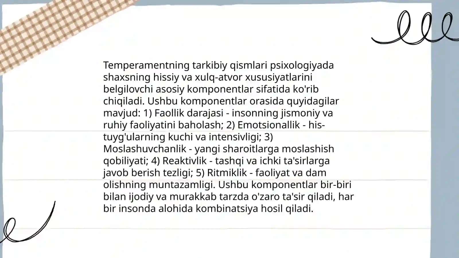 Temperament va uning nazariyalari 4