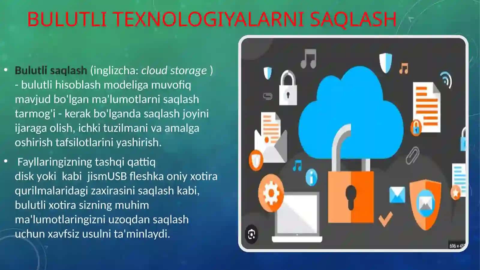 HARXIL FAOLIYAT SOHALARIDA BULUTLI TEXNOLOGIYALARDAN FOYDALANISH IMKONIYATLARI 4
