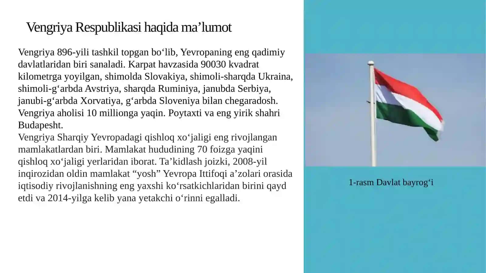 XORIJIY DAVLATLARDA KADASTR ISHLARINI YURITISH TAJRIBASINI O‘RGANISH VA ULARNI TAHRIR QILISH (Vengriya Xalq Respublikasi) 4