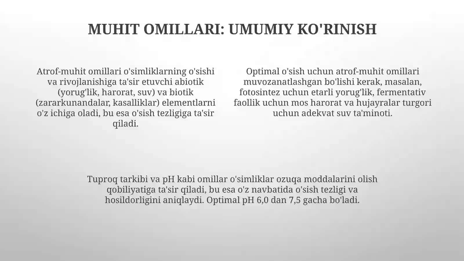 Turlimuhitdaosganosimliklarnisharoitinitaqqoslash 4