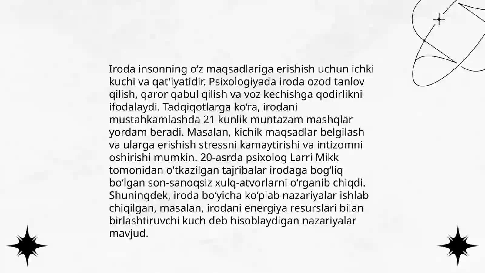 Irodaga oid nazariyalar 4