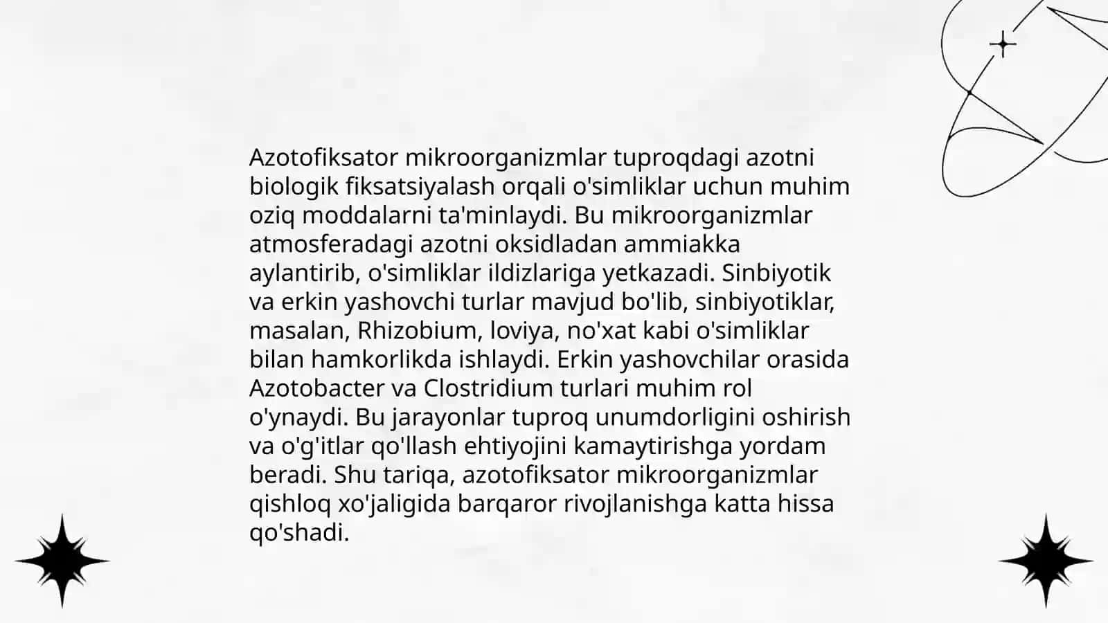 Tuproq Bo‘lakchalari Usulida Azotofiksator Mikroorganizmlarni O‘rganish 4