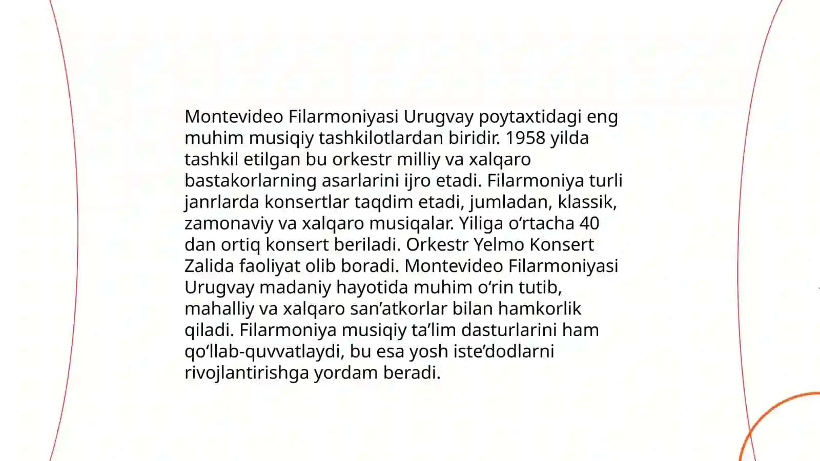 Urugvay filarmoniyasi va san'at saroylari 4