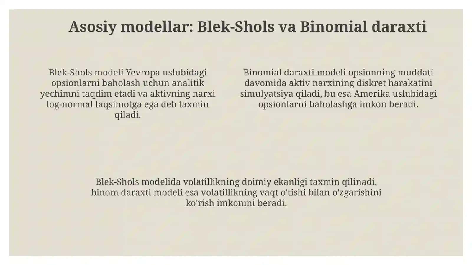 Moliyabozoridadervayivvositalarnibaholashmodellari 4